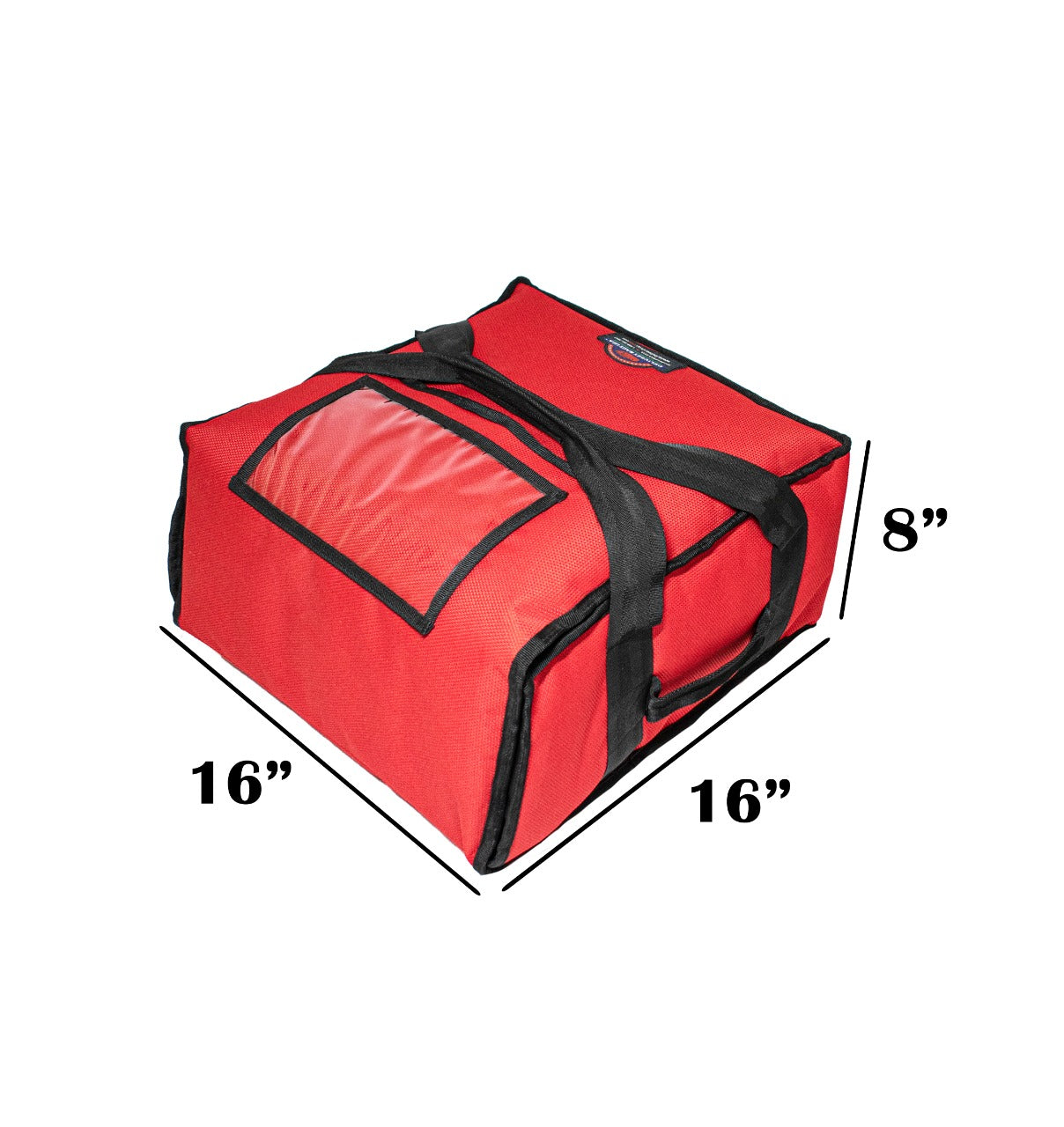 PB33-1214-RED 12" - 14" Pizza Delivery Bag (Red) UPC: 850024511002