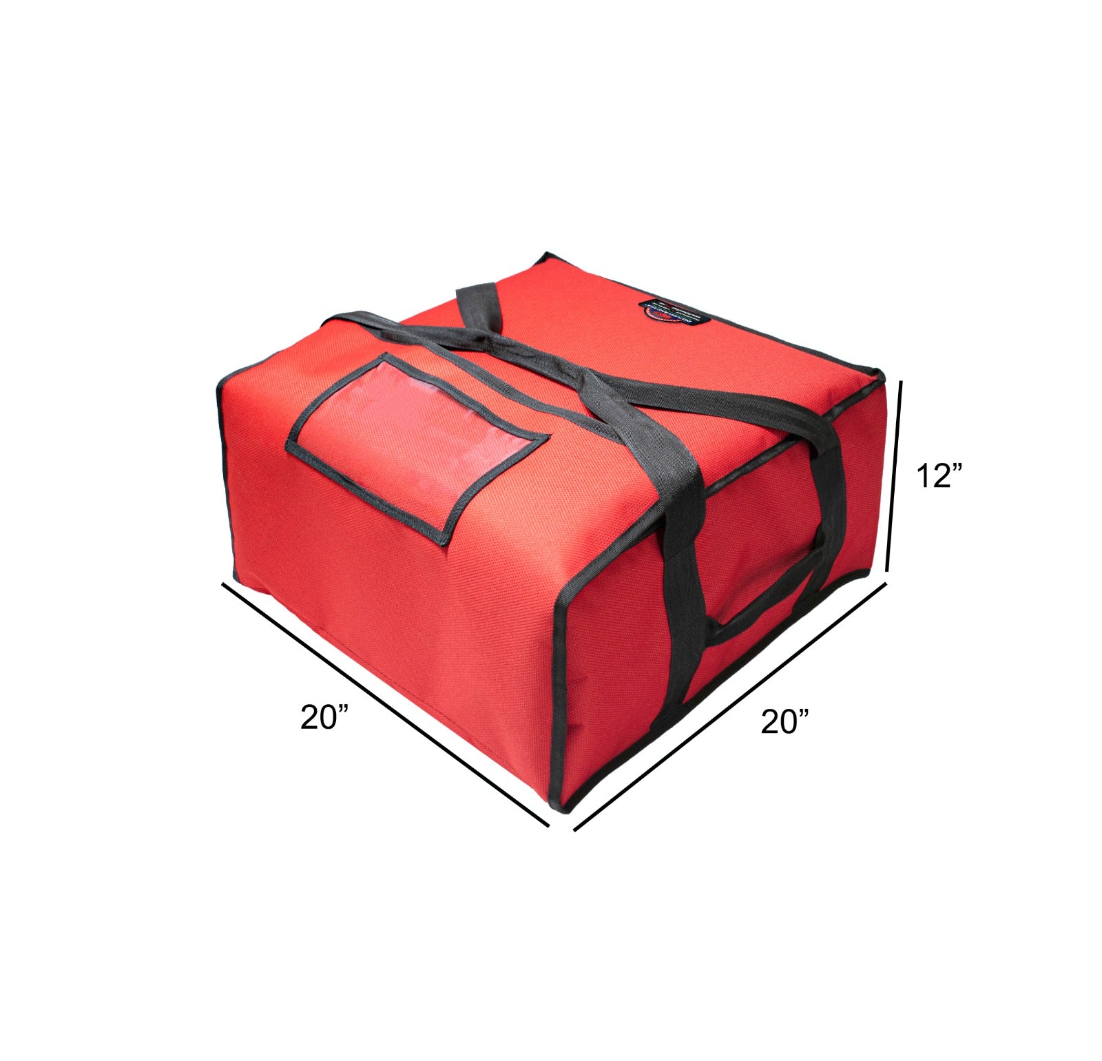 PB54-1618-RED 16" - 18" Pizza Delivery Bag (Red) UPC: 850024511101