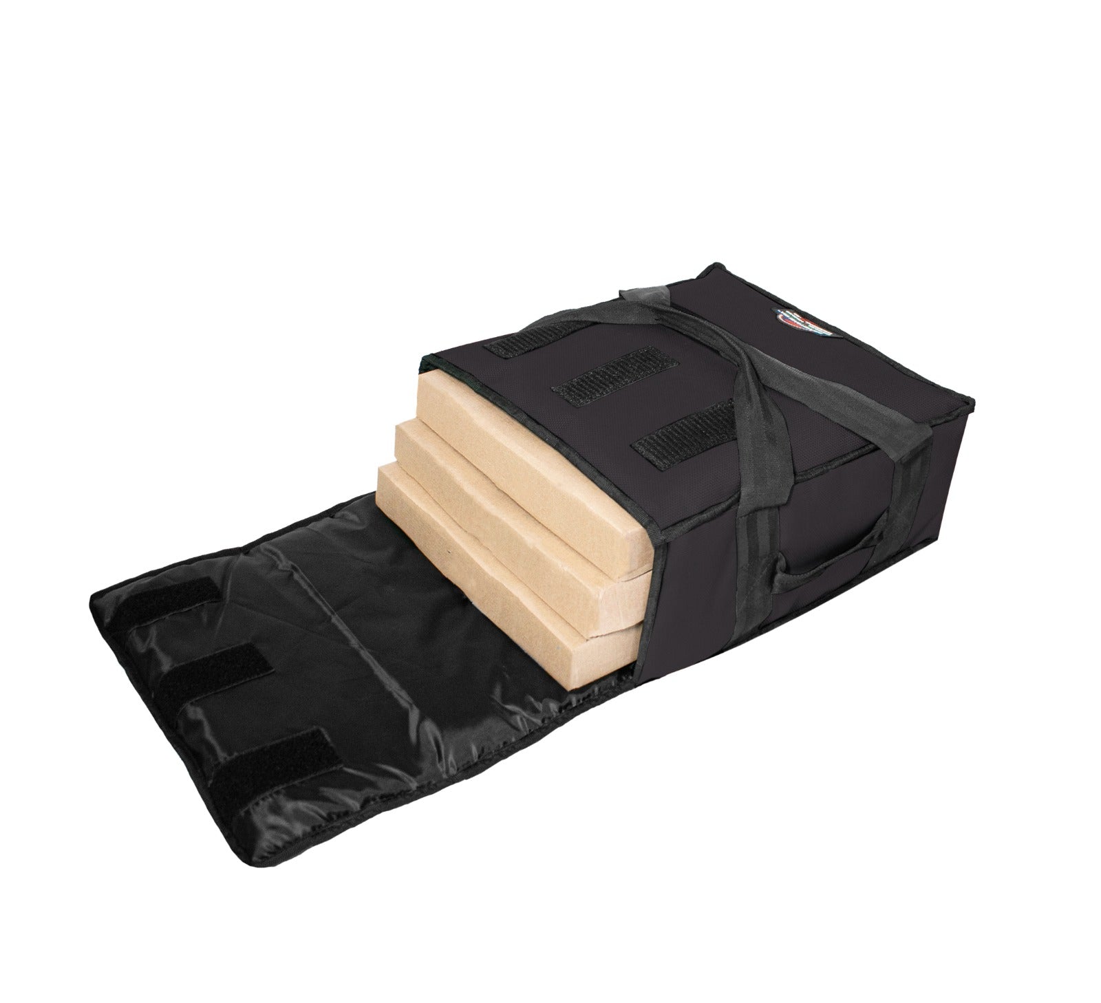 PB33-1214-BLK 12" - 14" Pizza Delivery Bag (Black) UPC: 850024511019