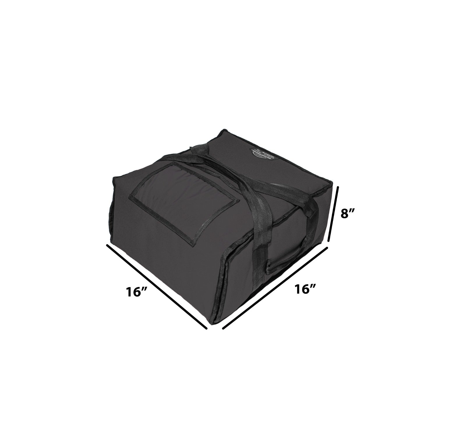 PB33-1214-BLK 12" - 14" Pizza Delivery Bag (Black) UPC: 850024511019