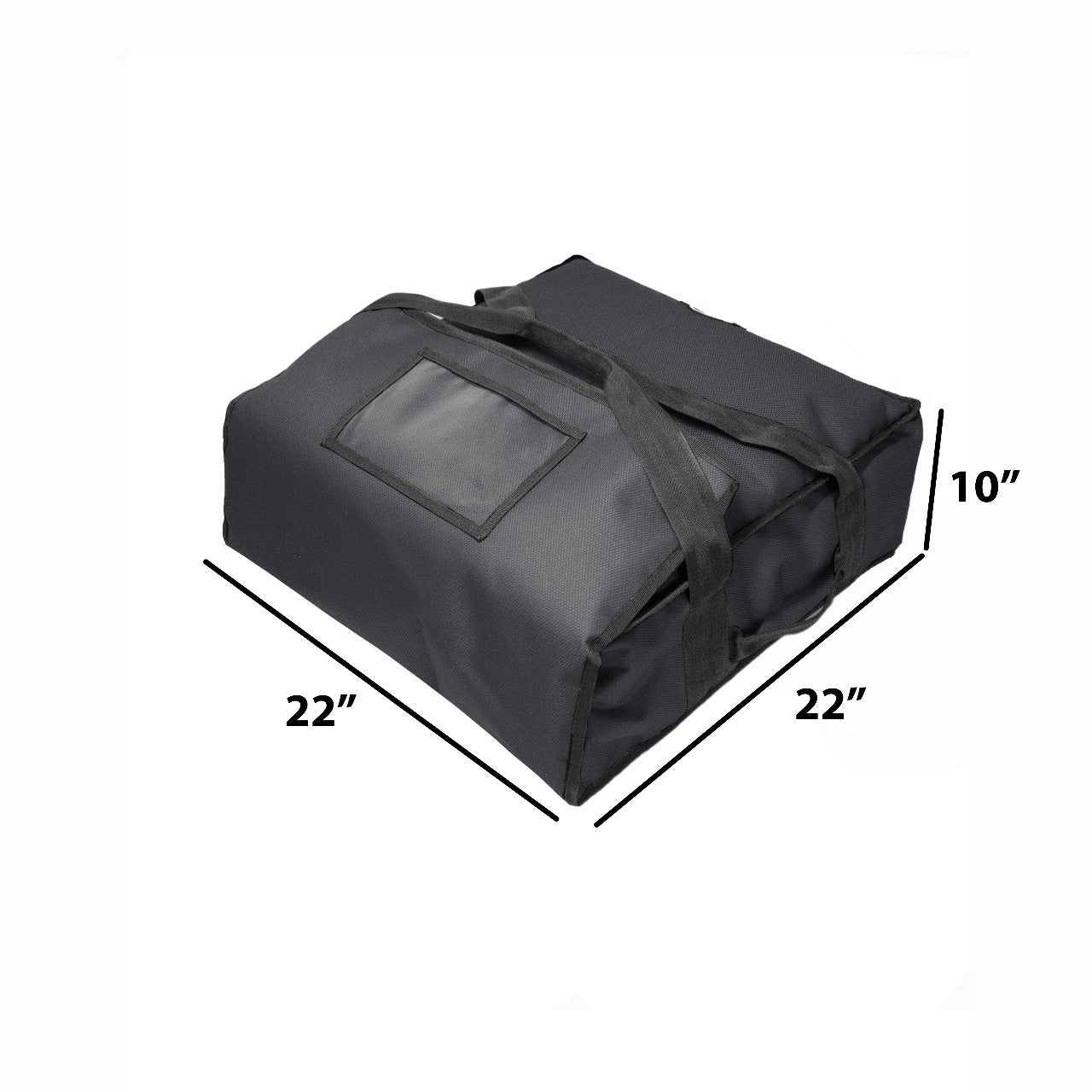 PB03-0020-BLK 20" Pizza Delivery Bag (Black)