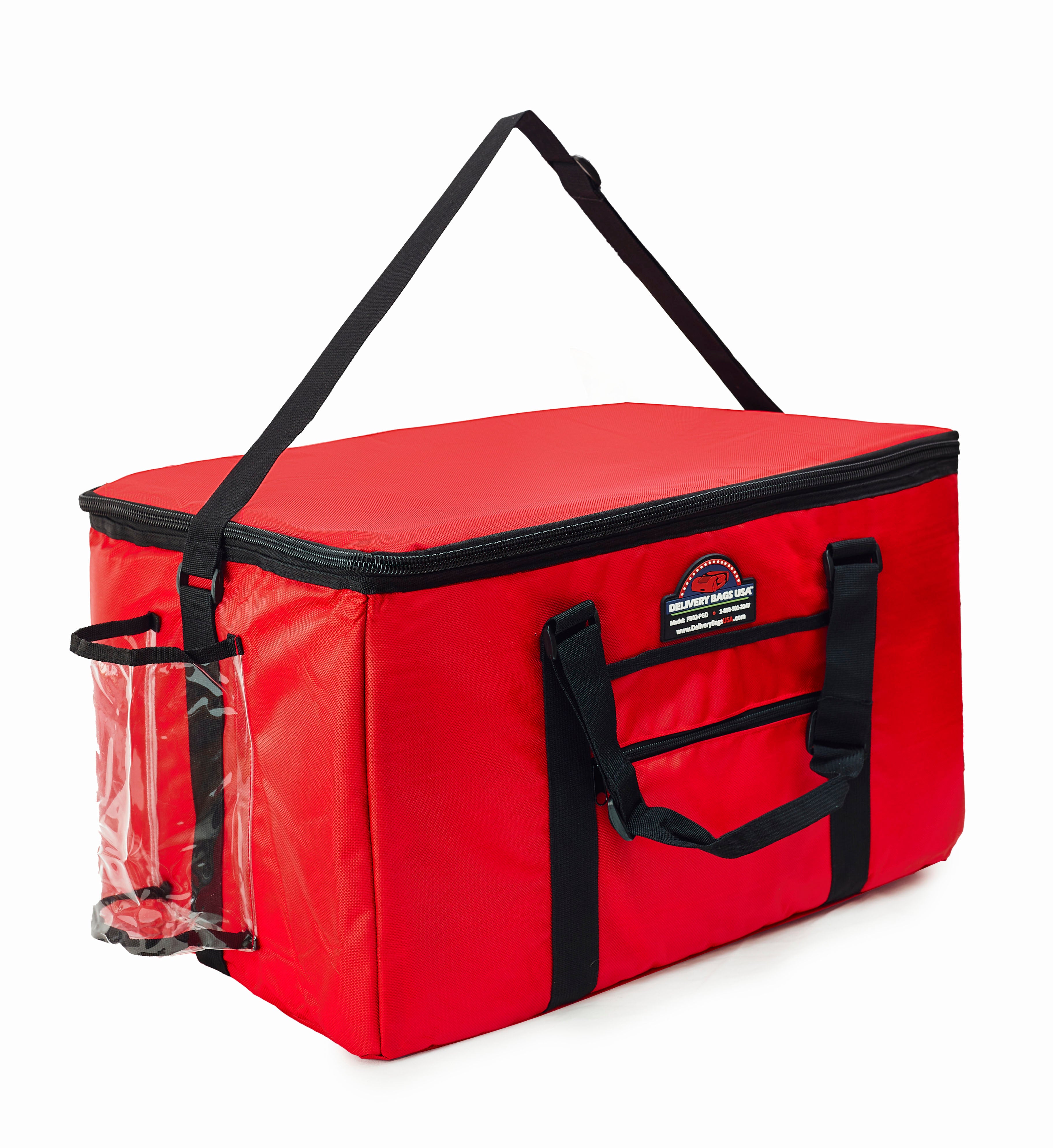 PB02-PSD-RED Pasta/Sandwich & Drink Carrier (Red)